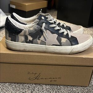 Vintage Havana Camouflage Star Sneakers